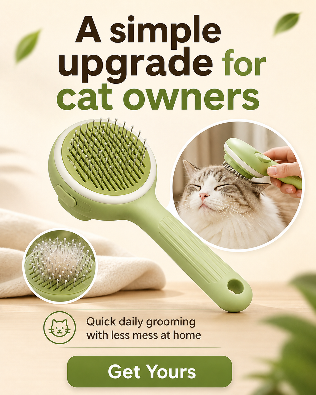 Cat Grooming Massage Comb for Cats & Dogs