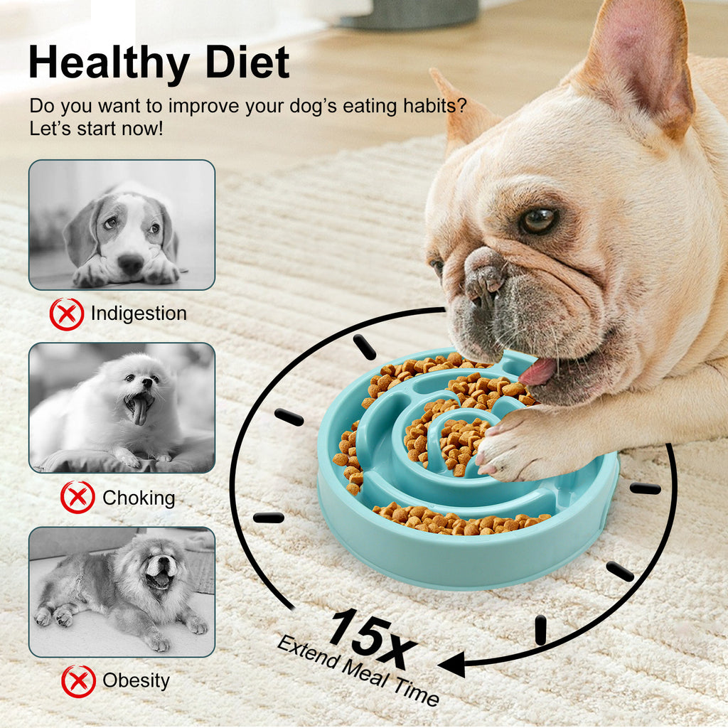 silicone slow feeder bowl for dogs lifestyle image 7